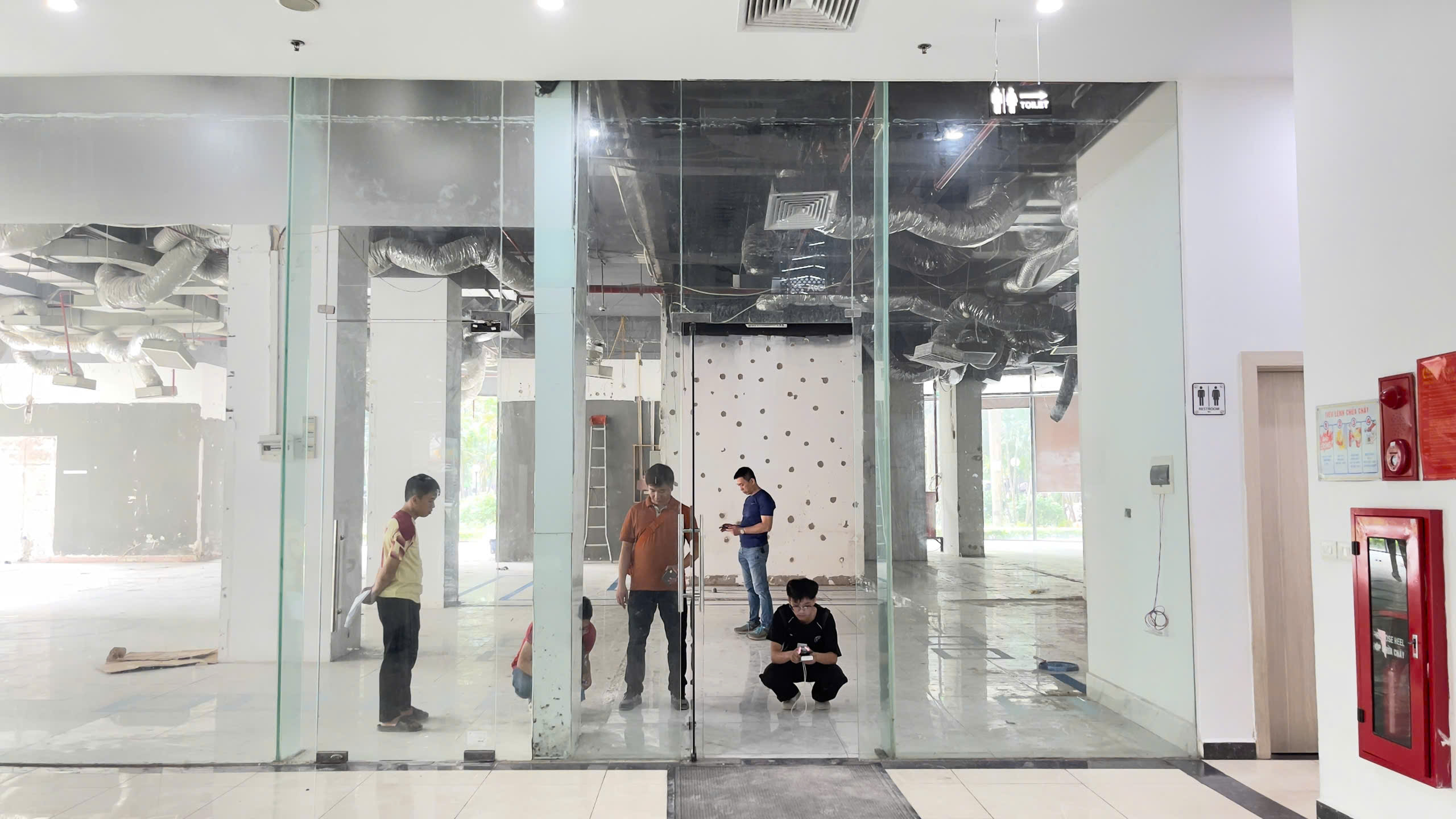 Hiện trạng trước khi công quán cafe coworking Flow Haus 